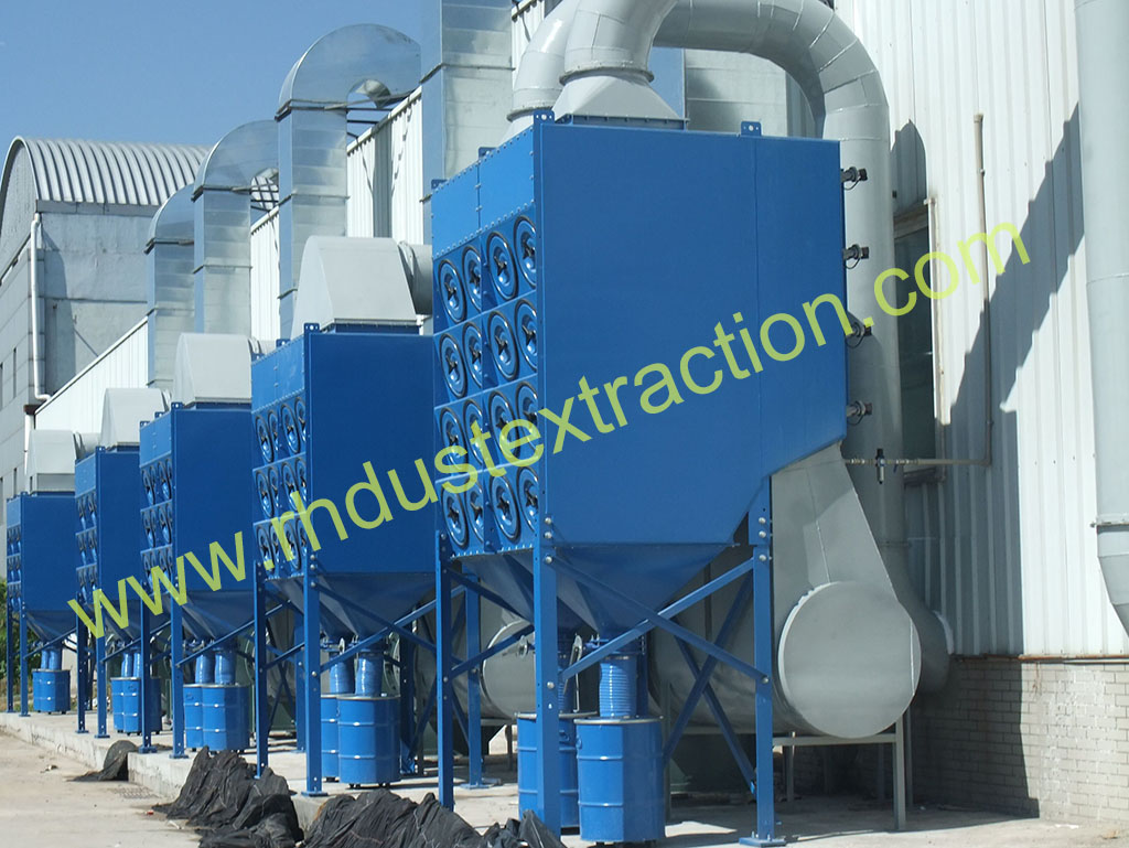 Downflow dust collector Cases